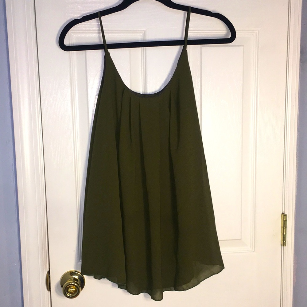 Draped Chiffon Camisole